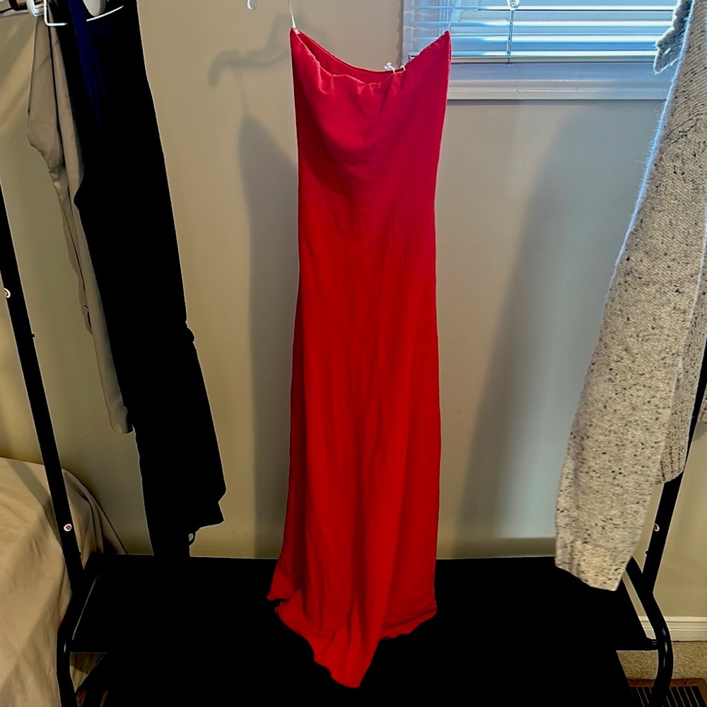 Elegant Red Evening Gown